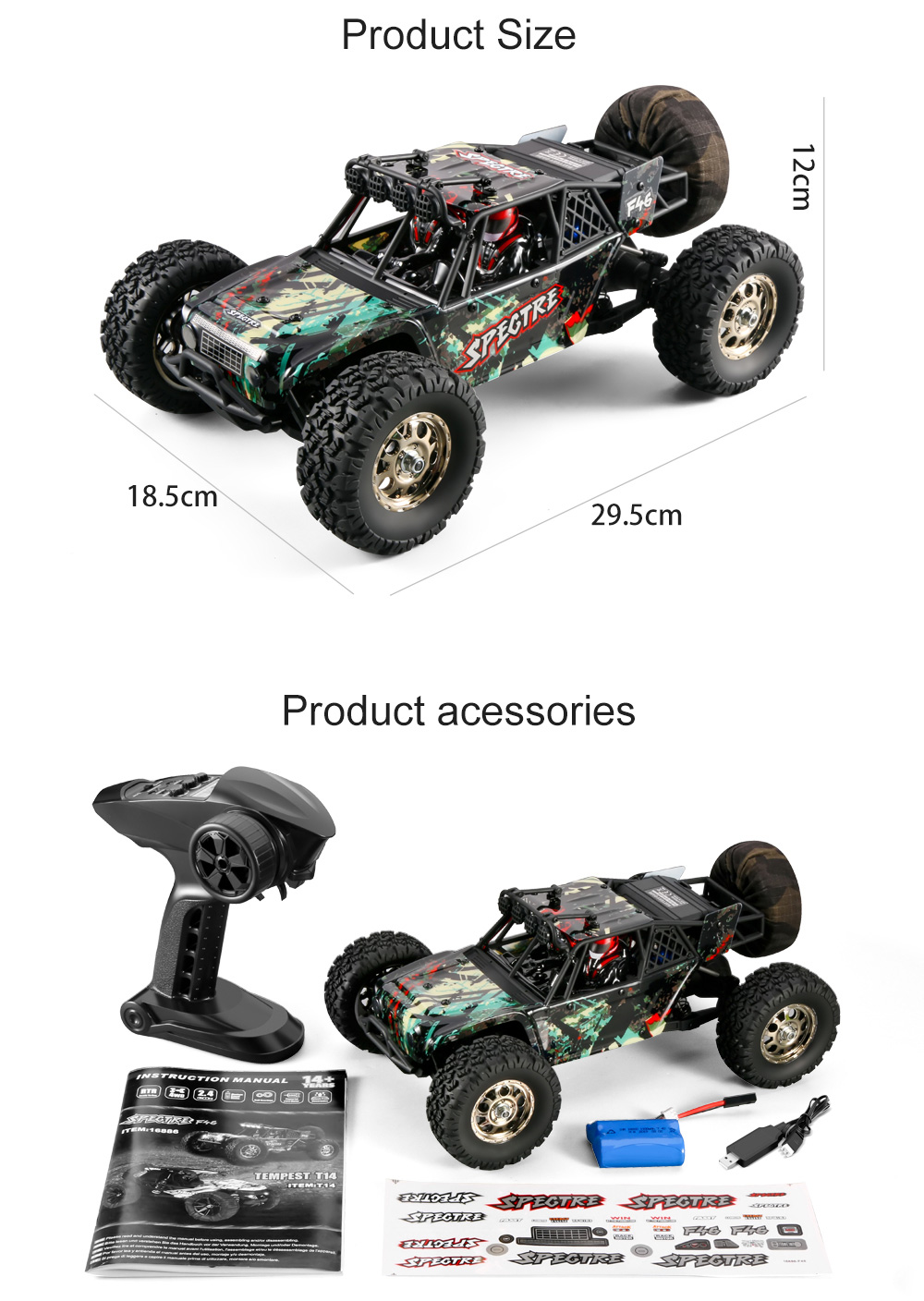 HBX-16886-114-4WD-24G-RC-Car-Off-Road-Desert-Truck-Brushed-Vehicle-Models-Full-Proportional-Control-1866160