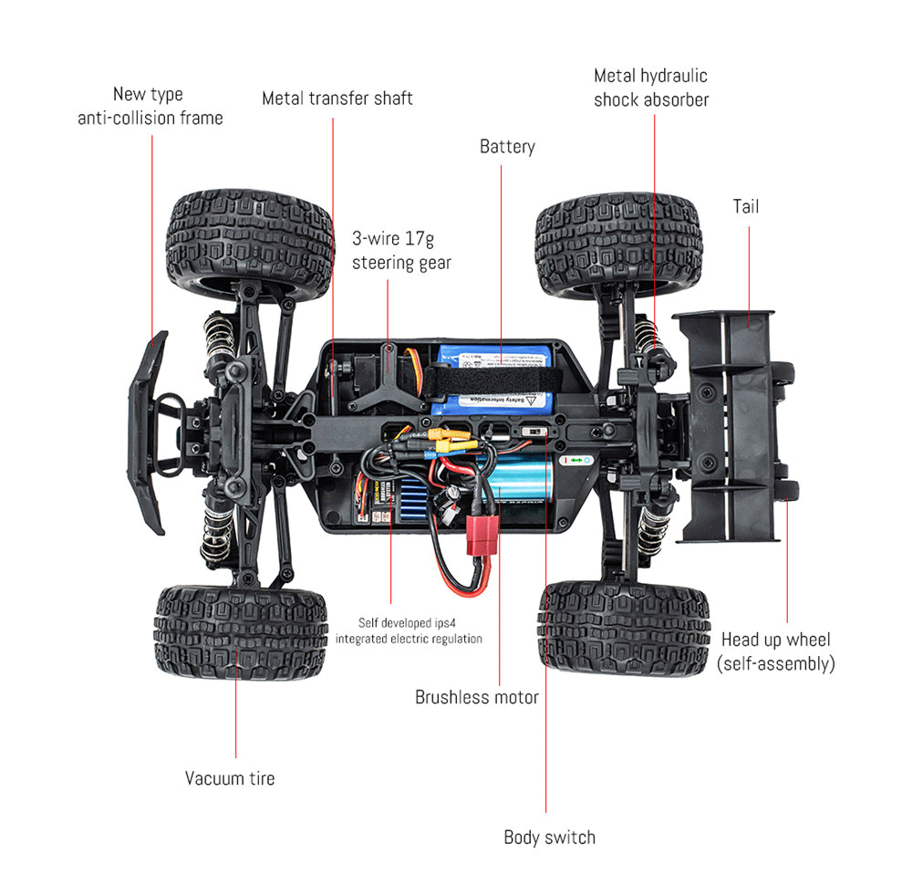 HBX-24G-2CH-116-16890-Brushless-RC-Car-High-Speed-45KMH-Big-Foot-Vehicle-Models-Truck-1650492