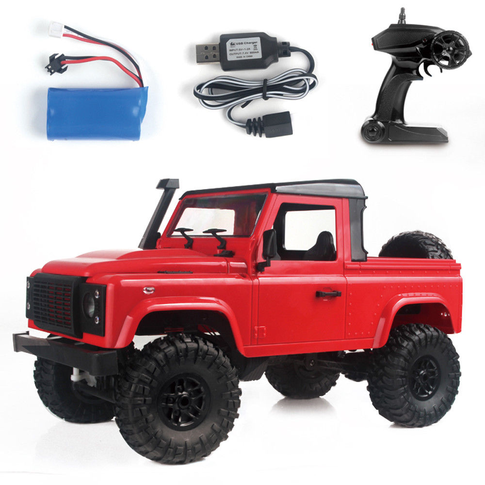 MN90-112-24G-4WD-RC-Car-w-Front-LED-Light-2-Body-Shell-Roof-Rack-Crawler-Off-Road-Truck-RTR-Toy-1364874