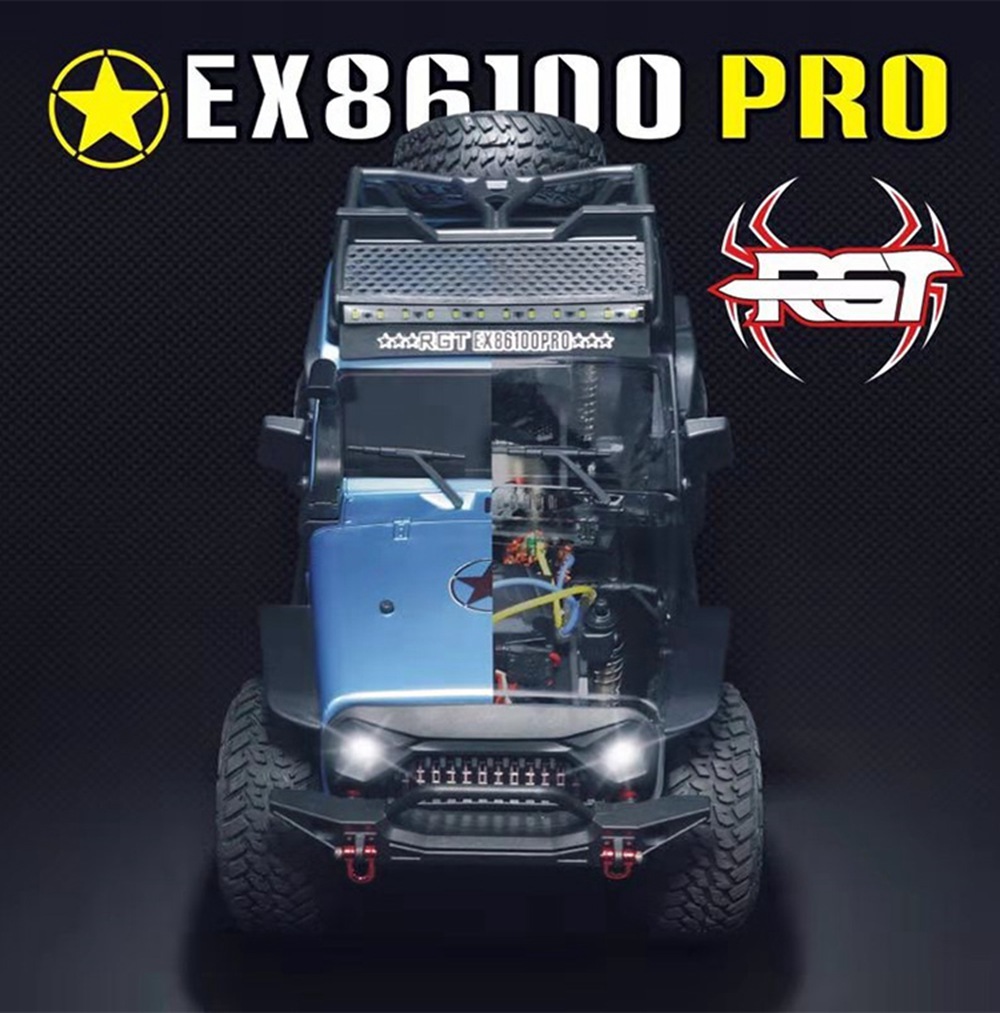 RGT-EX86100-PRO-Kit-110-24G-4WD-Rc-Car-Electric-Climbing-Rock-Crawler-without-Electronic-Parts-1458990