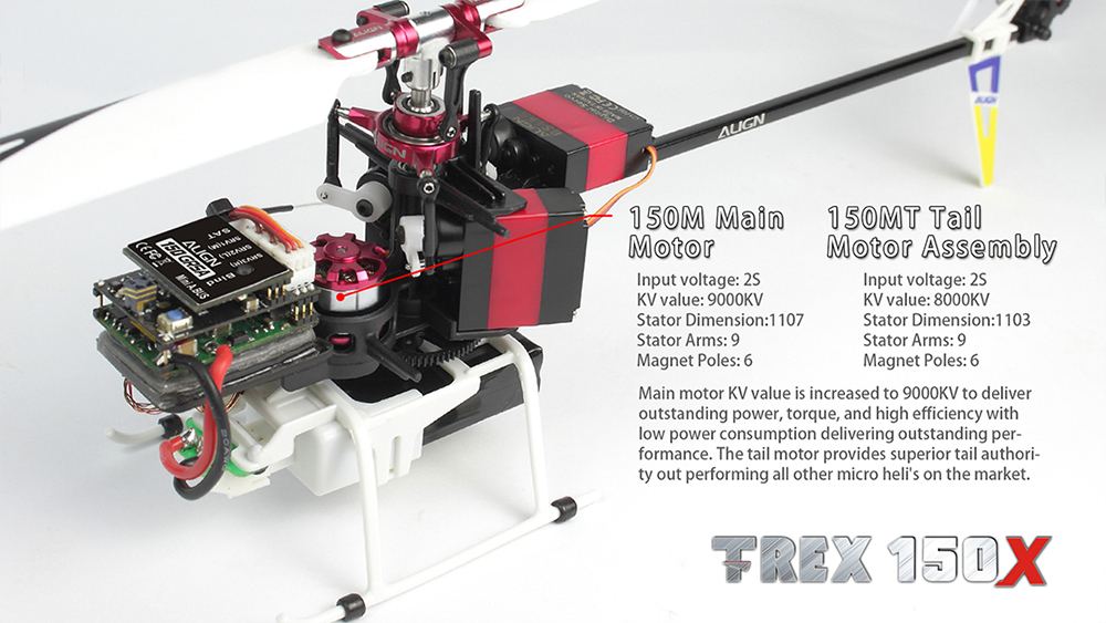 ALIGN-T-REX-150X-24G-6CH-Dual-Brushless-Motor-3D-Flying-RC-Helicopter-PNP-with-150-Carry-Box-1758836-4