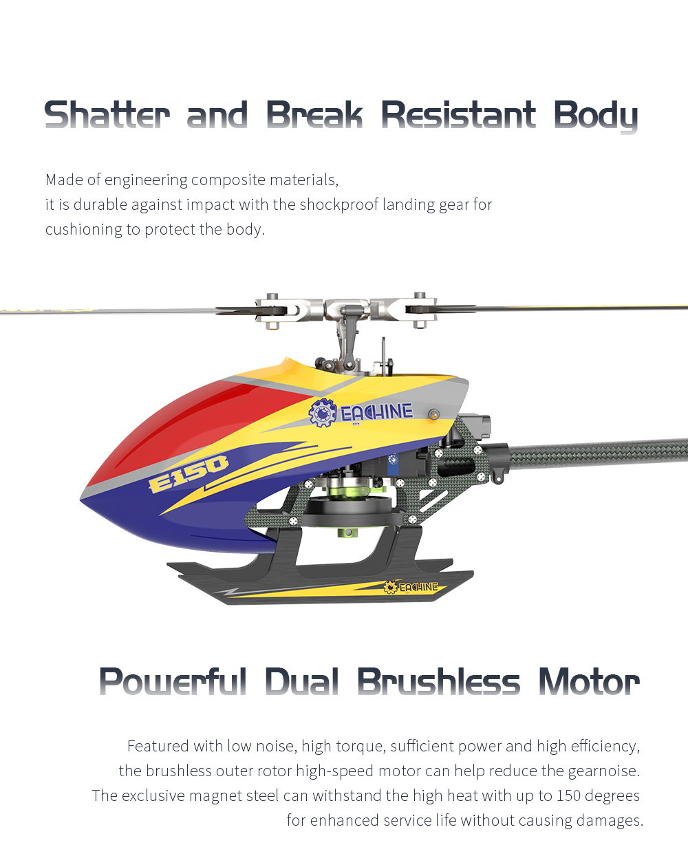 Eachine-E150-24G-6CH-6-Axis-Gyro-3D6G-Dual-Brushless-Direct-Drive-Motor-Flybarless-RC-Helicopter-BNF-1900365-6