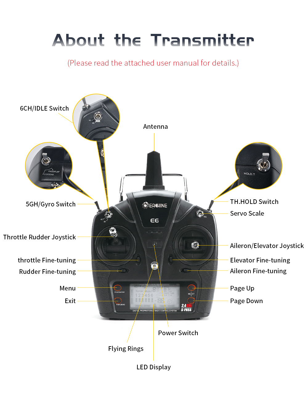 Eachine-E150-24G-6CH-6-Axis-Gyro-3D6G-Dual-Brushless-Direct-Drive-Motor-Flybarless-RC-Helicopter-RTF-1900368-15