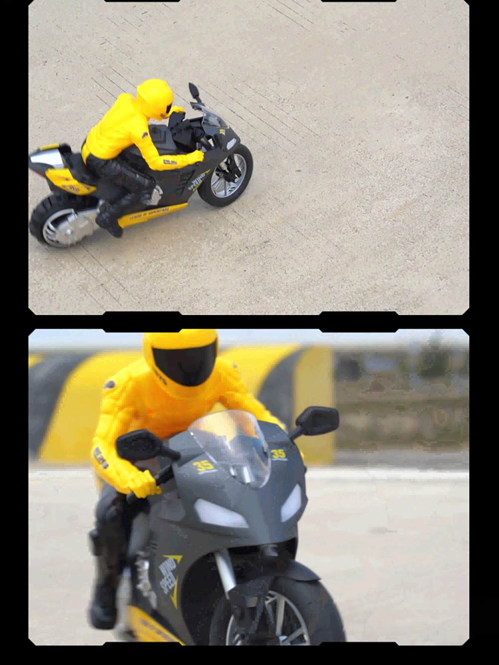 HC-801-24G-35CM-RC-Motorcycle-Stunt-Car-Vehicle-Models-RTR-High-Speed-20kmh-210min-Use-Time-1676132