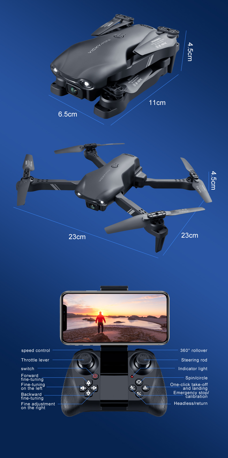4DRC-V13-Mini-Drone-WiFi-FPV-with-4K-HD-Camera-Altitude-Hold-Coreless-RC-Quadcopter-RTF-1921178-15
