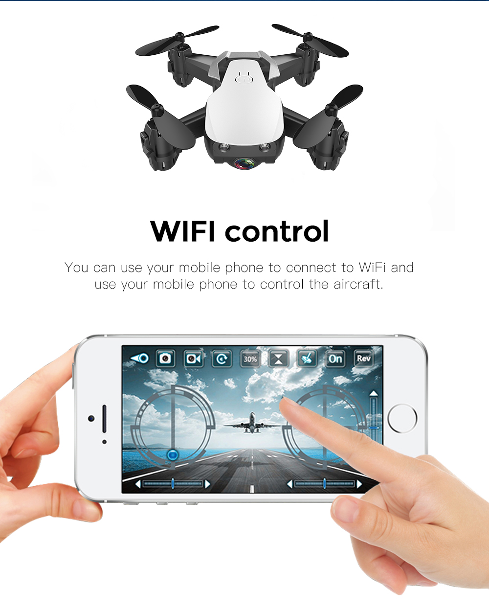 Eachine-E61HW-Mini-WiFi-FPV-With-720P-HD-Camera-Altitude-Hold-Mode-RC-Drone-Quadcopter-RTF-1894675-7