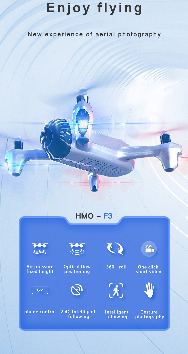 F-Cloud-HMO-F3-WIFI-FPV-with-4K-HD-Camera-Optical-Flow-Positioning-Recorder-Mode-RC-Drone-Quadcopter-1800594-2