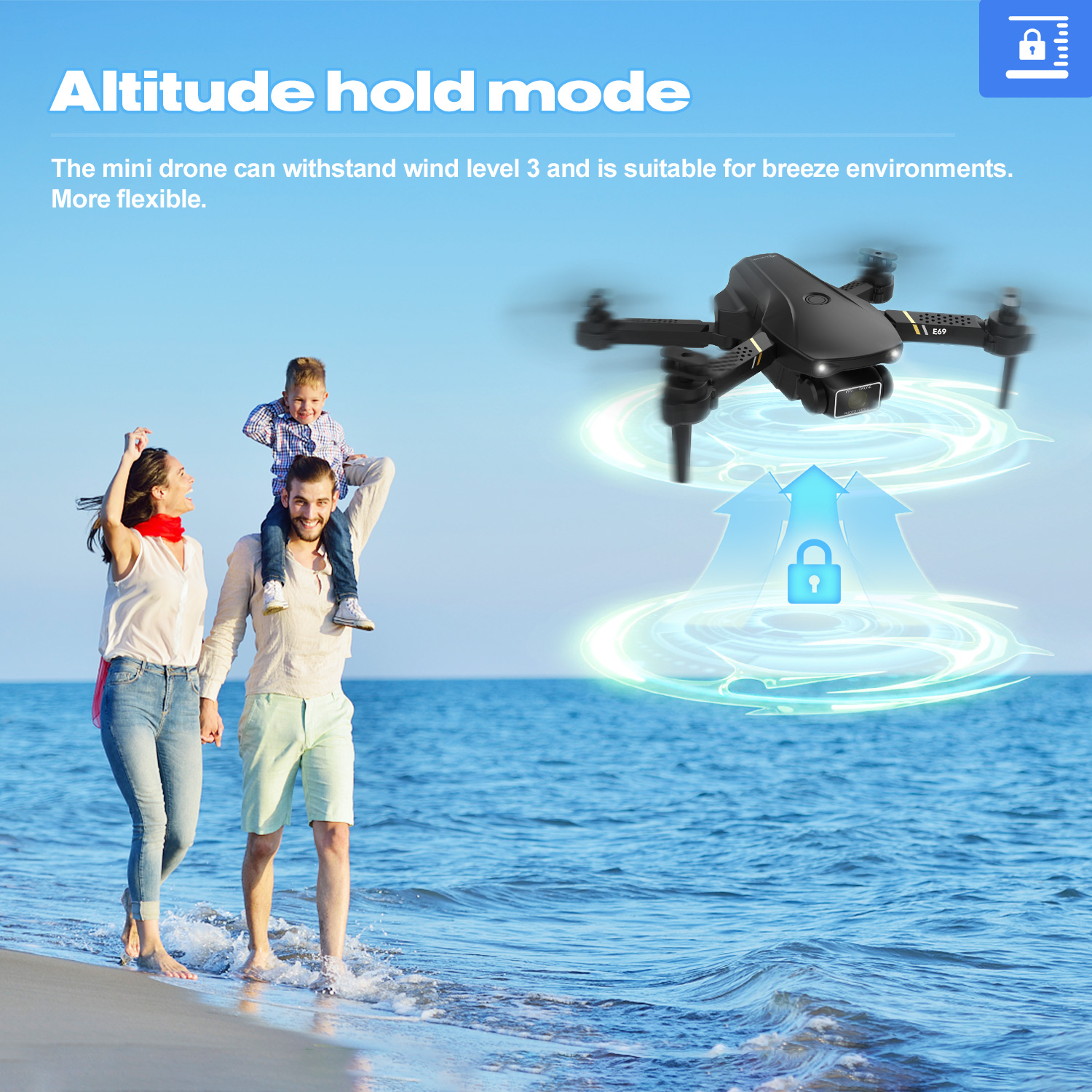 FLYHAL-E69-WIFI-FPV-With-1080P-HD-Wide-Angle-Camera-High-Hold-Mode-Foldable-RC-Drone-Quadcopter-RTF-1873920-3