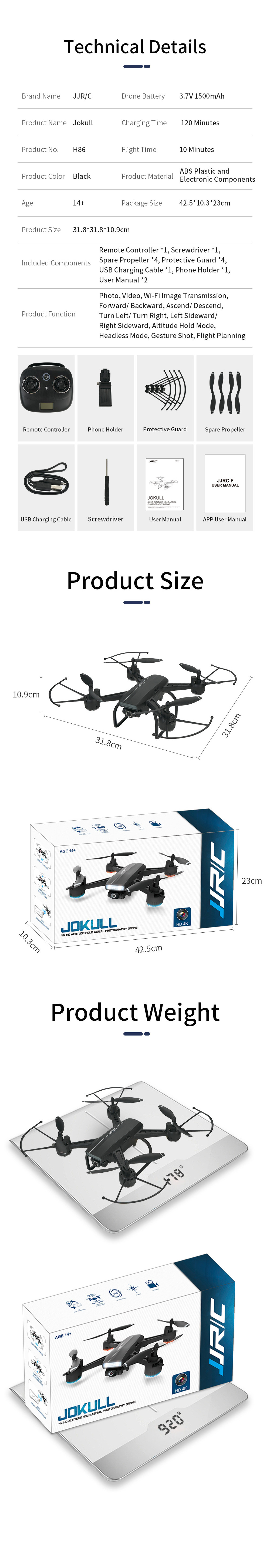 JJRC-H86-720P-WIFI-FPV-4K-Wide-Angle-Camera-With-Altitude-Hold-Mode-RC-Drone-Quadcopter-1628943-9