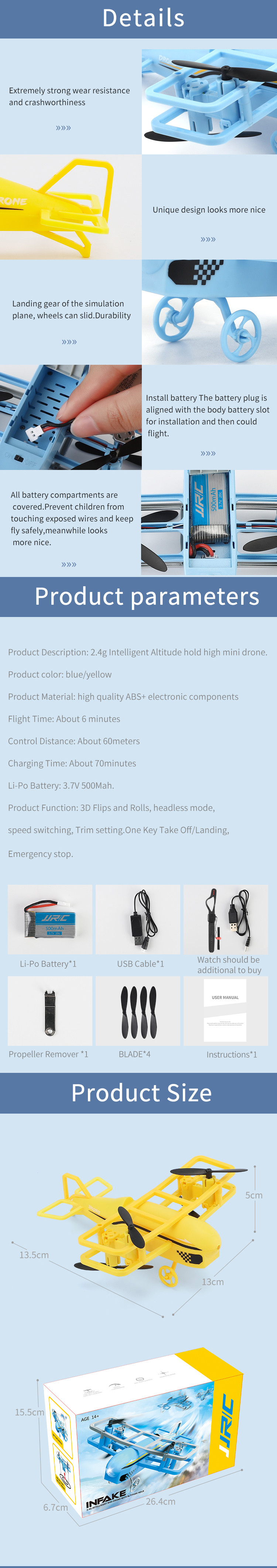 JJRC-H95-24G-Intelligent-Altitude-Hold-RC-Mini-Helicopters-Toys-360deg-FlipRoll-RC-Quadcopter-Drone-1713406-3