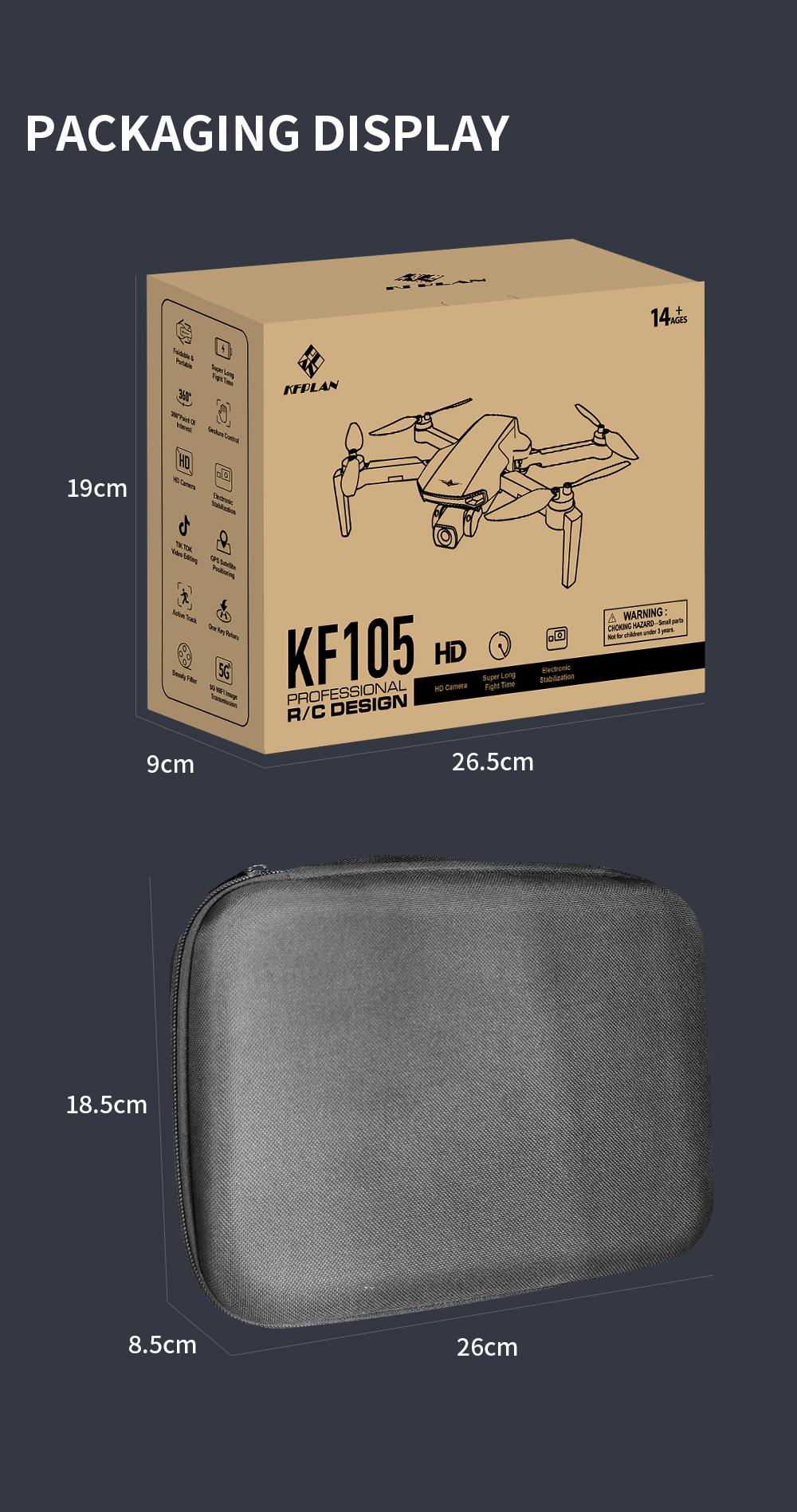 KF-KF105-GPS-5G-WiFi-FPV-with-4K-HD-ESC-Dual-Camera-Visual-Obstacle-Avoidance-Brushless-Foldable-RC--1916966-20