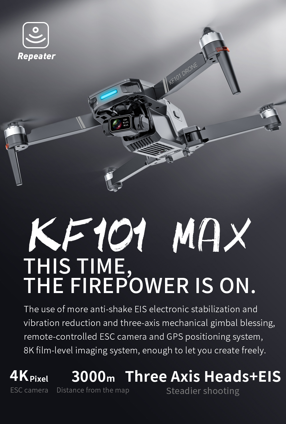 KF101-MAX-GPS-5G-WiFi-3KM-Repeater-FPV-with-4K-HD-ESC-Camera-3-Axis-EIS-Gimbal-Brushless-Foldable-RC-1853126-1