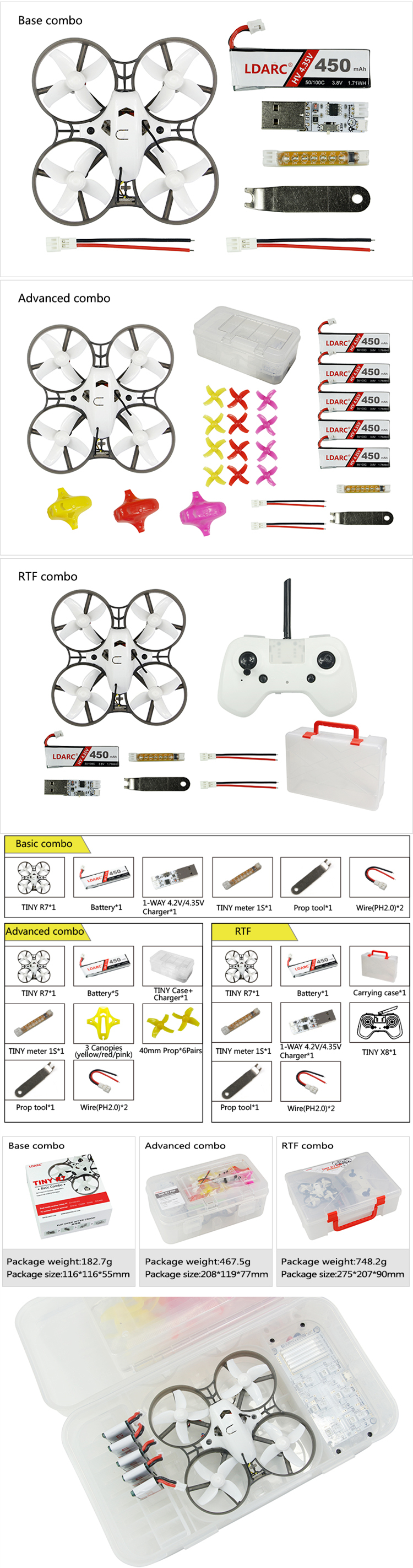 KINGKONGLDARC-TINY-R7-75mm-RC-Quadcopter-With-820-Motor-58G-800TVL-Camera-F3-Betaflight-Flip-Over-1286512-2