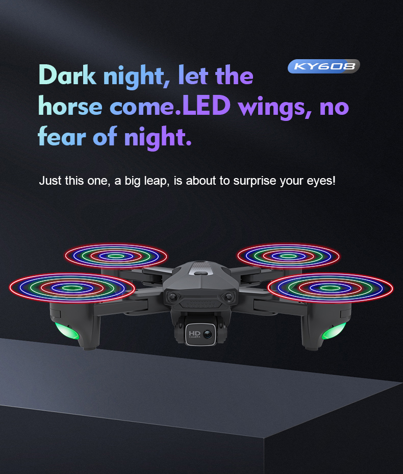 KY608-WIFI-FPV-with-4K-HD-Dual-Camera-LED-Lighting-Blades-Optical-Flow-Positioning-Headdless-Mode-RC-1916519-2