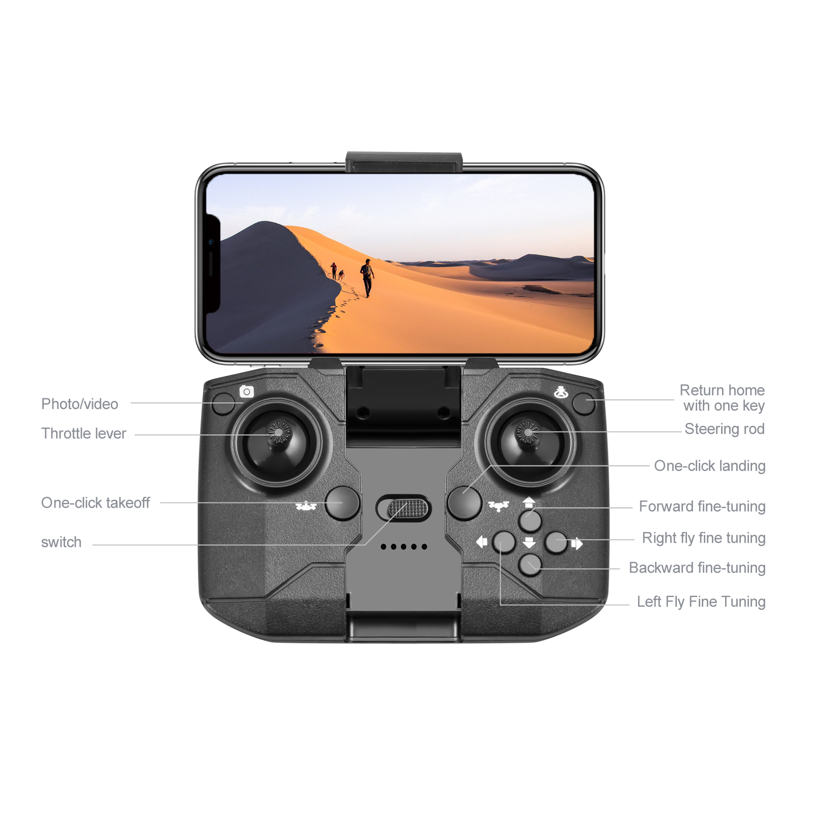 KY907-PRO-Mini-Wifi-FPV-with-4K-HD-Camera-Three-side-Obstacle-Avoidance-Headless-Mode-RC-Drone-Quadc-1906185-22