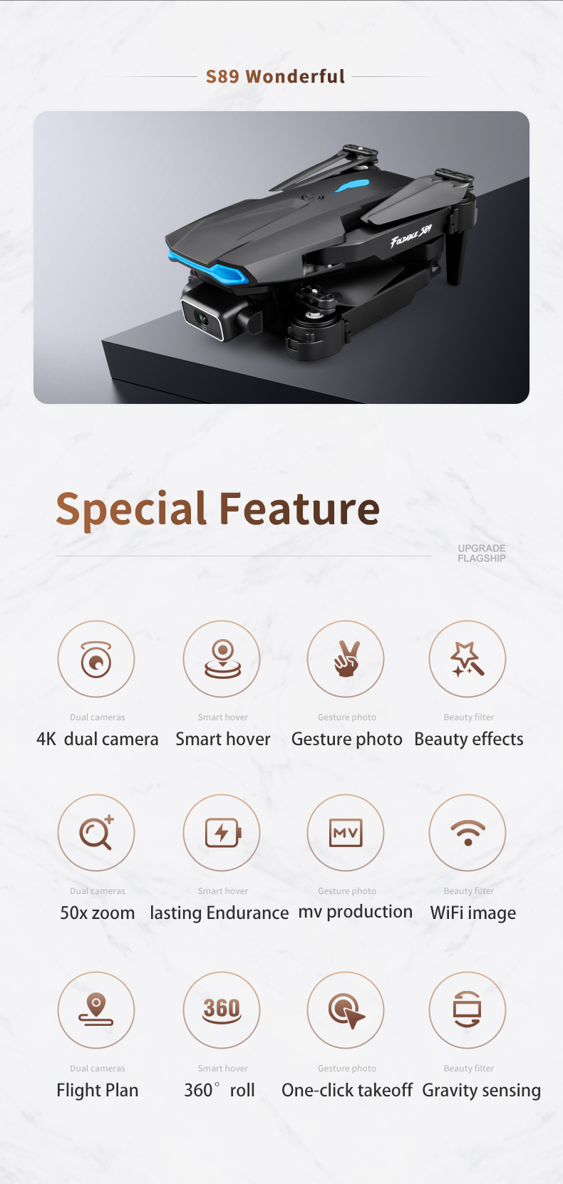 S89-WIFI-FPV-with-4K-Dual-Camera-Air-Pressure-Altitude-Hold-Gravity-Sensing-Foldable-RC-Quadcopter-R-1836722-2