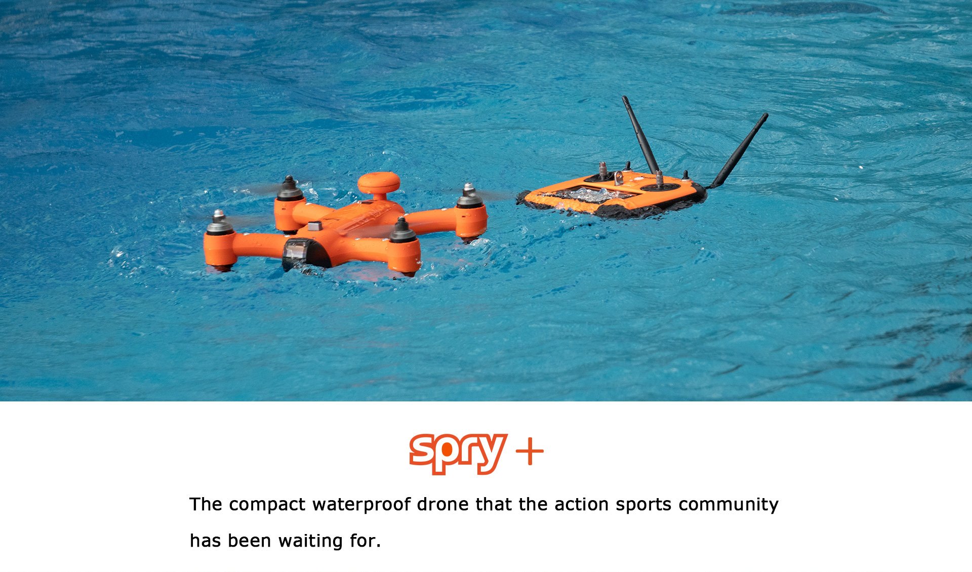 SwellPro-Spry-58G-WIFI-FPV-GPS-with-4K-HD-Camera-Servo-Gimbal-Wateproof-RC-Underwater-Drone-Quadcopt-1890881-1