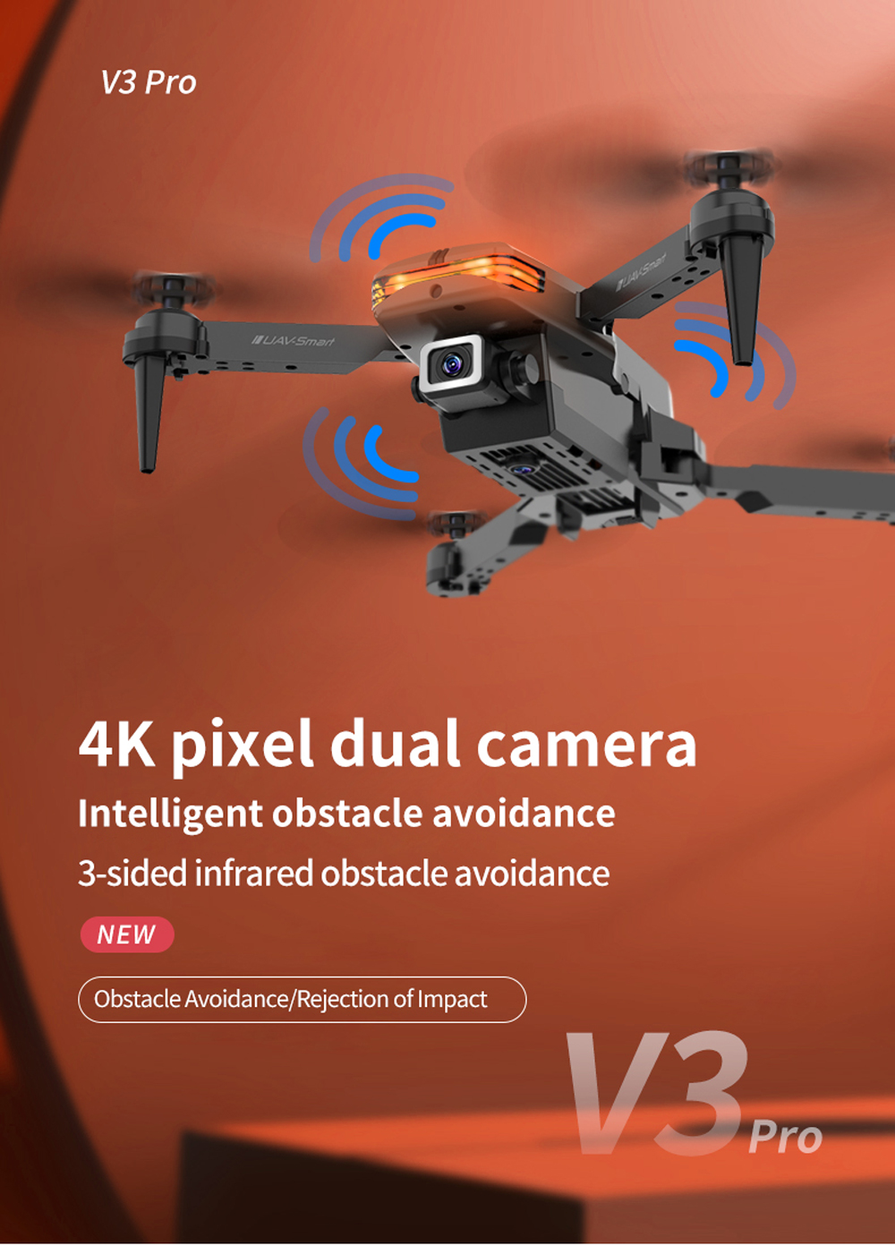 XKJ-V3-WIFI-FPV-with-4K-HD-Dual-Camera-3-Sided-Infrared-Obstacle-Avoidance-Foldable-RC-Drone-Quadcop-1924091-1