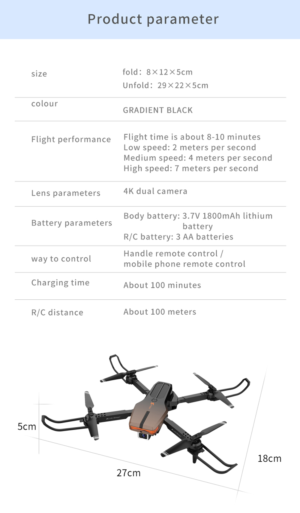 XKJ-V3-WIFI-FPV-with-4K-HD-Dual-Camera-3-Sided-Infrared-Obstacle-Avoidance-Foldable-RC-Drone-Quadcop-1924091-14