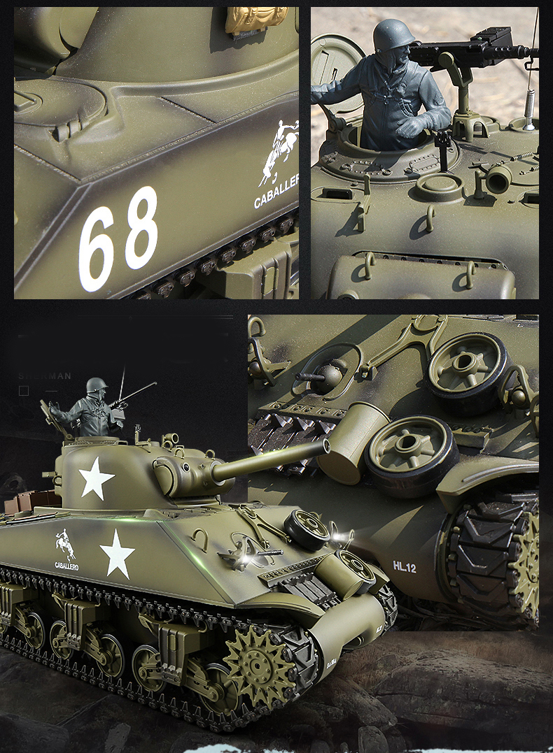 Heng-Long-3898-1-24G-116-US-Sherman-M4A3-Upgraded-RC-Car-Tank-Vehicle-Models-1725190