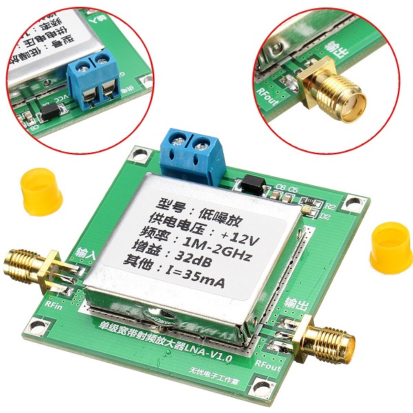 DC-12V-1M-2000MHz-2Ghz-32dB-Broadband-RF-Low-Noise-Amplifier-Module-1236943-1