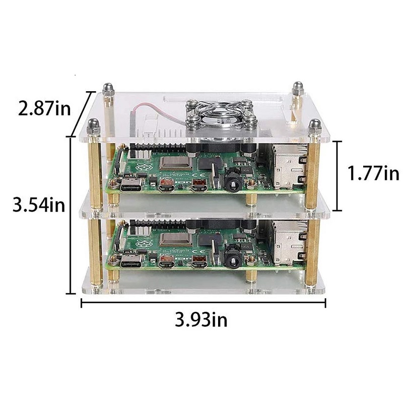 1-10-Layers-Transparent-Acrylic-Case-Box--Cooling-Fan-with-Metal-Cover-for-Raspberry-Pi-4-3-Model-B3-1933023-8