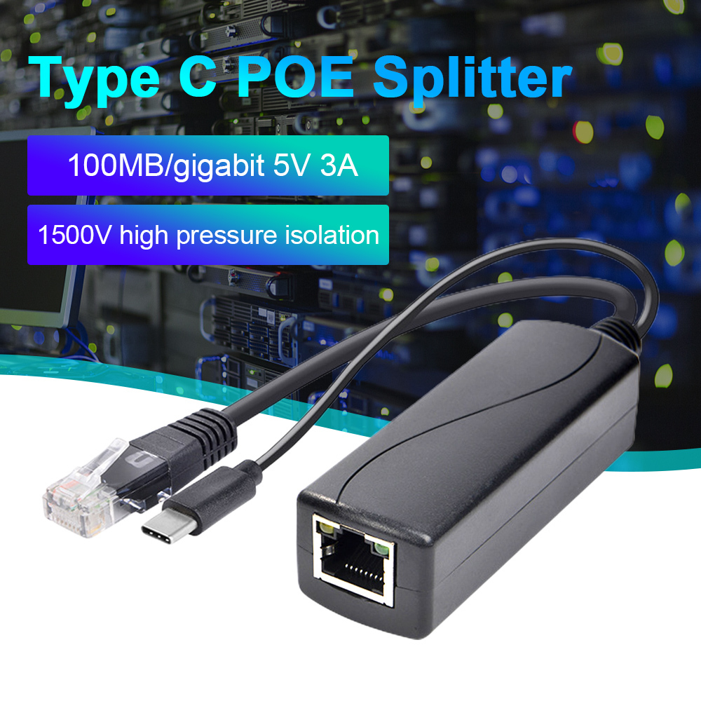 100Mbps1000Mbps-5V-3A-Type-C-Power-Over-Ethernet-Active-POE-Splitter-for-Raspberry-Pi-4B-1932884-1