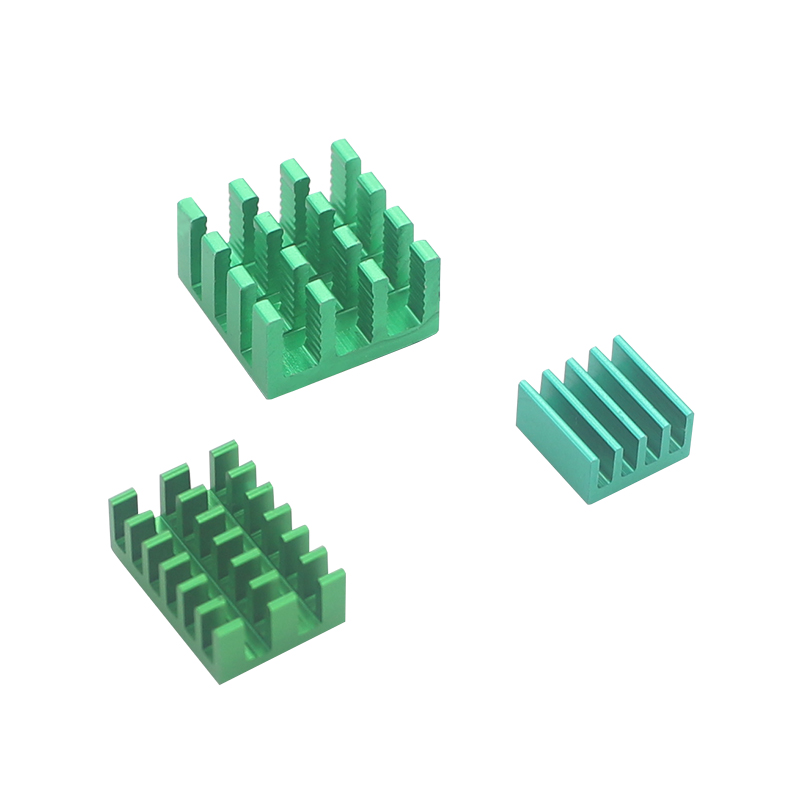 3Pcs-BlackGoldGreenSilver-Aluminum-Radiator-Heat-Sink-with-Back-Glue-for-Raspberry-Pi-4B-1552741-3