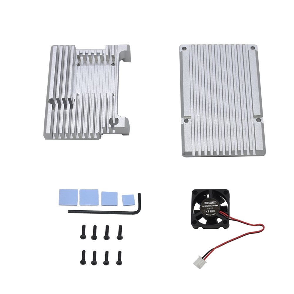 Aluminum-Alloy-Case-for-Raspberry-Pi-4-BlackGoldSliverBlueGreyRed-Metal-Enclosure-Protective-Shell-w-1589647-8