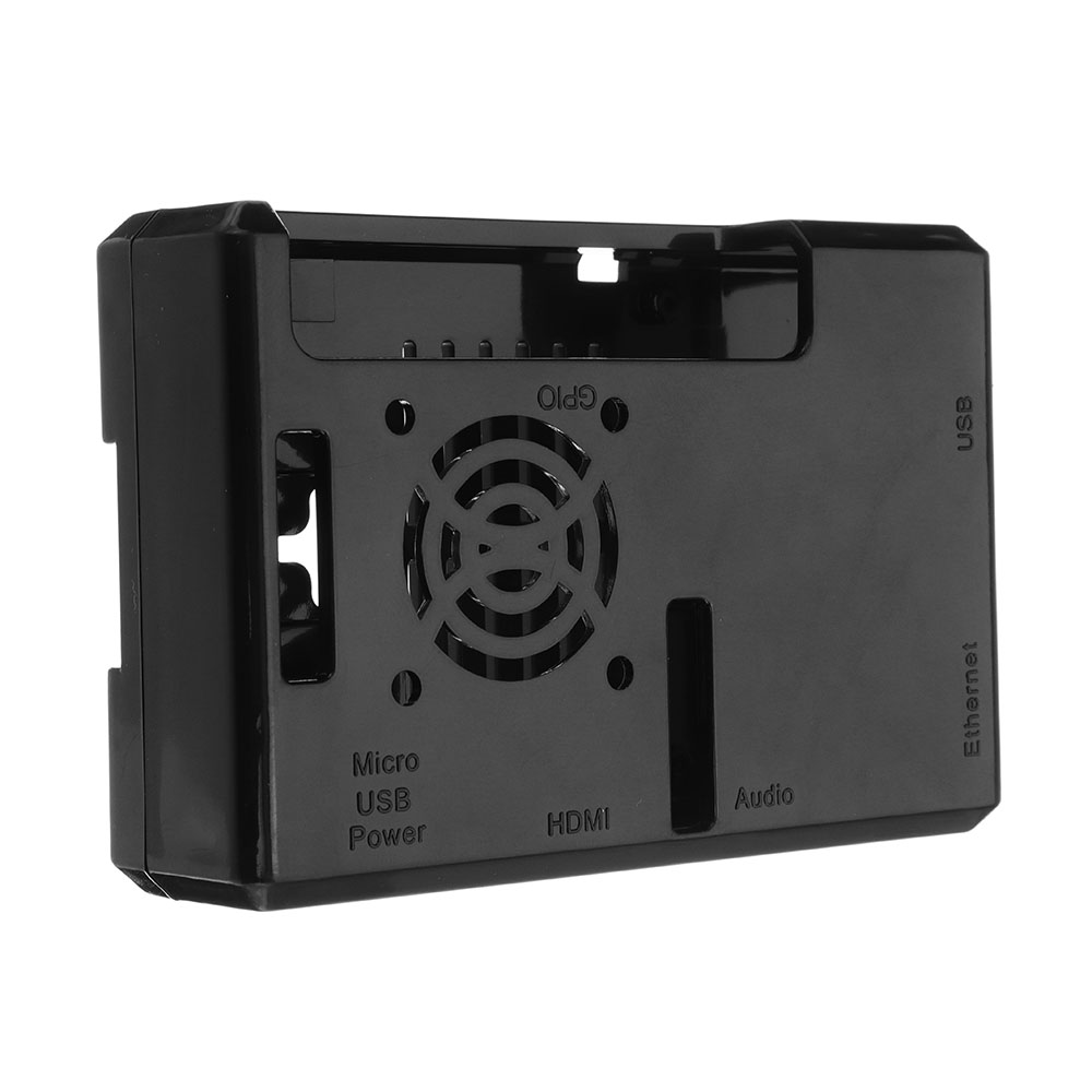 Black-ABS-Exclouse-Box-Case-With-Fan-Hole-For-Raspberry-PI-3-Model-B-1311175-4