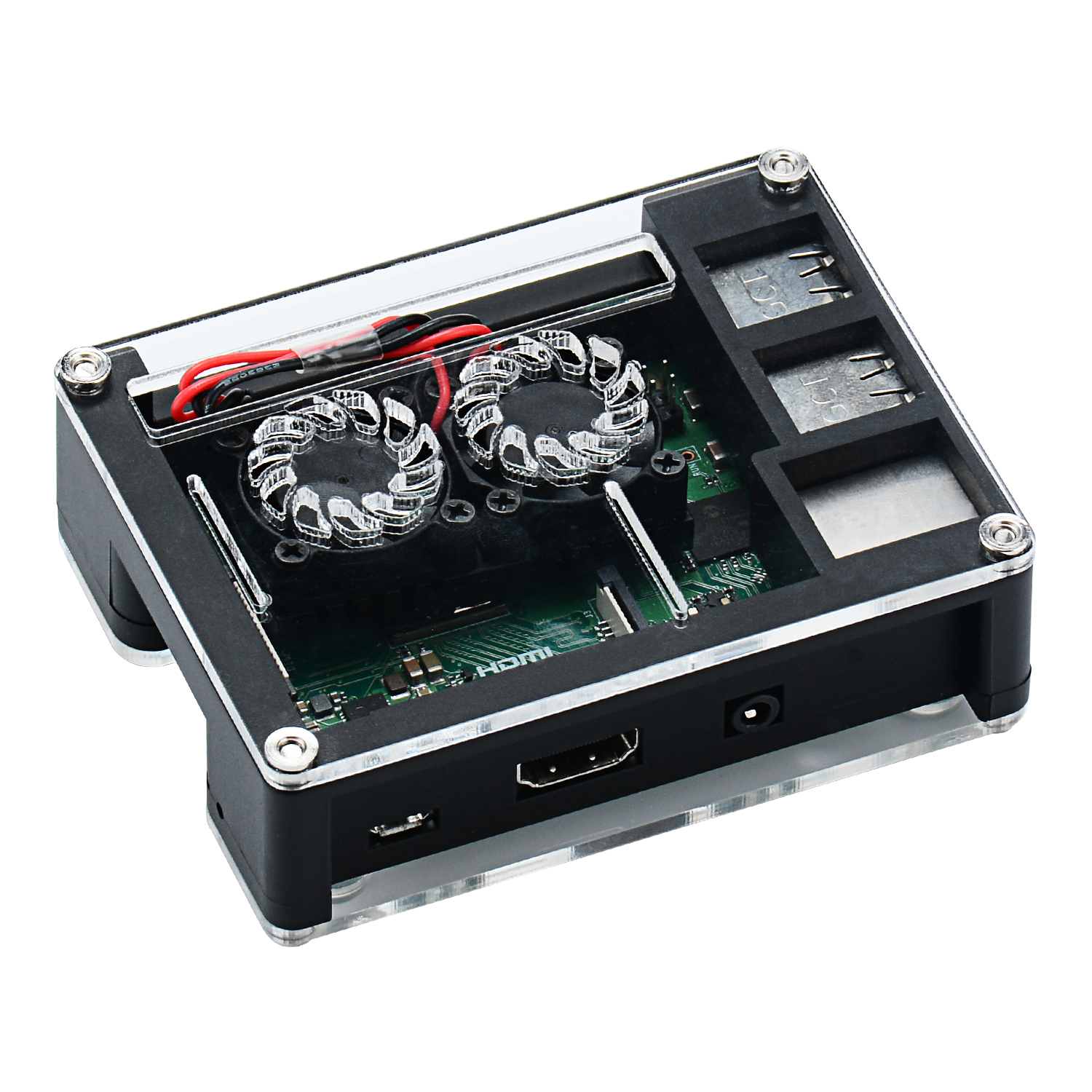 Black-Acrylic-Case-Support-Dual-Cooling-Fans-For-Raspberry-Pi-3B-Board-1411938-6