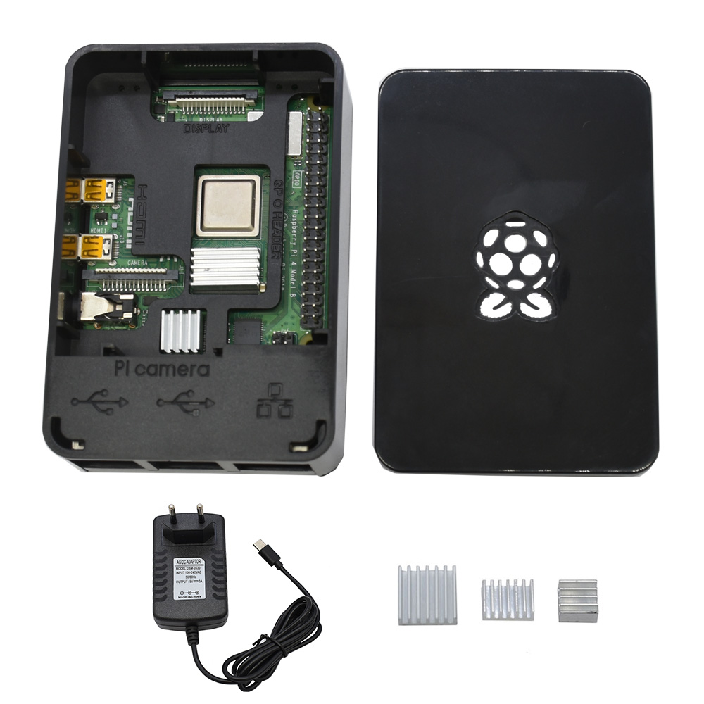 BlackWhiteTransparent-Raspberry-Pi-ABS-Case-Enclosure-Box-V4-With-Heat-Sink--5V3A-Power-Supply-EU-Pl-1593314-3