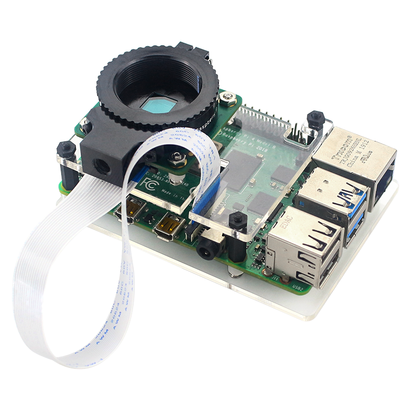 Caturda-C2702-Tranparent-Protective-Case--Bracket-Support-HoldingIMX477R-Camera-Module-for-Raspberry-1727701-1