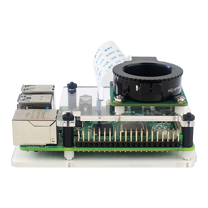 Caturda-C2702-Tranparent-Protective-Case--Bracket-Support-HoldingIMX477R-Camera-Module-for-Raspberry-1727701-2