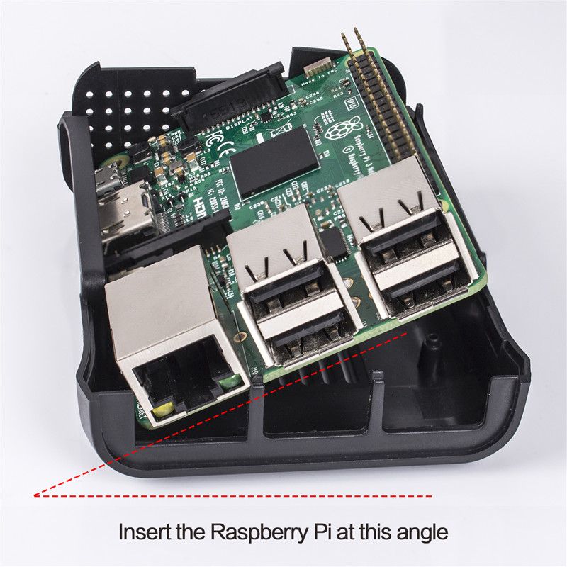 SunFounder-Premium-Black-ABS-Protective-Case-With-Cooling-Fan-For-Raspberry-Pi-32Model-B1-Model-B-1278513-3