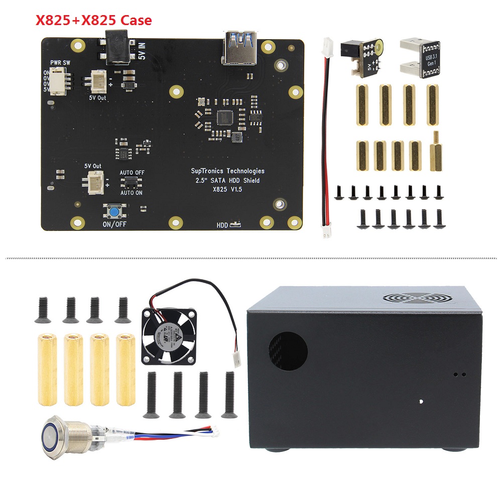 X825-25Inch-SATA-SDD-HDD-Storge-Expansion-Board-NAS-Support-USB-30-With-X735-Power-Manager--Power-Su-1606053-1