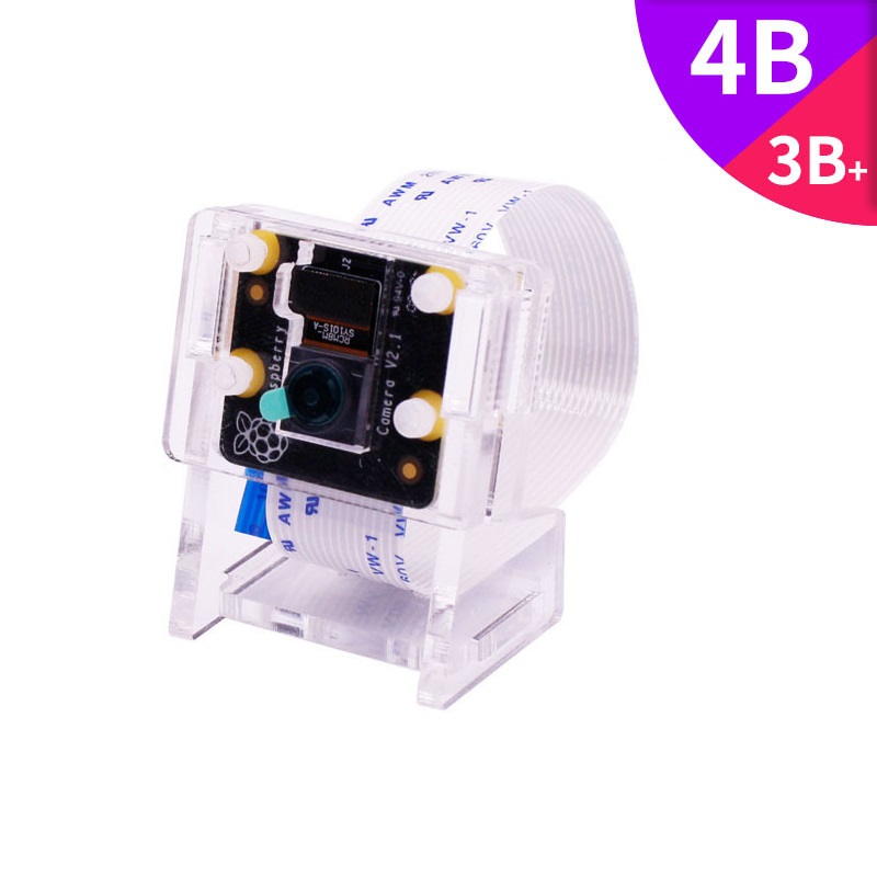 YAHBOOMreg-Acrylic-Protective-Case-Bracket-for-Raspberry-Pi-4B3B-Camera-1828871-3