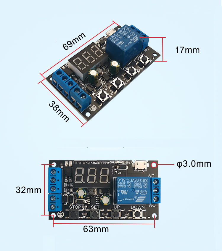 3Pcs-ZK-TD2-5V-12V-24V-Time-Delay-Relay-Module-Trigger-Cycle-Timing-Industrial-Anti-overshoot-Timer--1804444-1