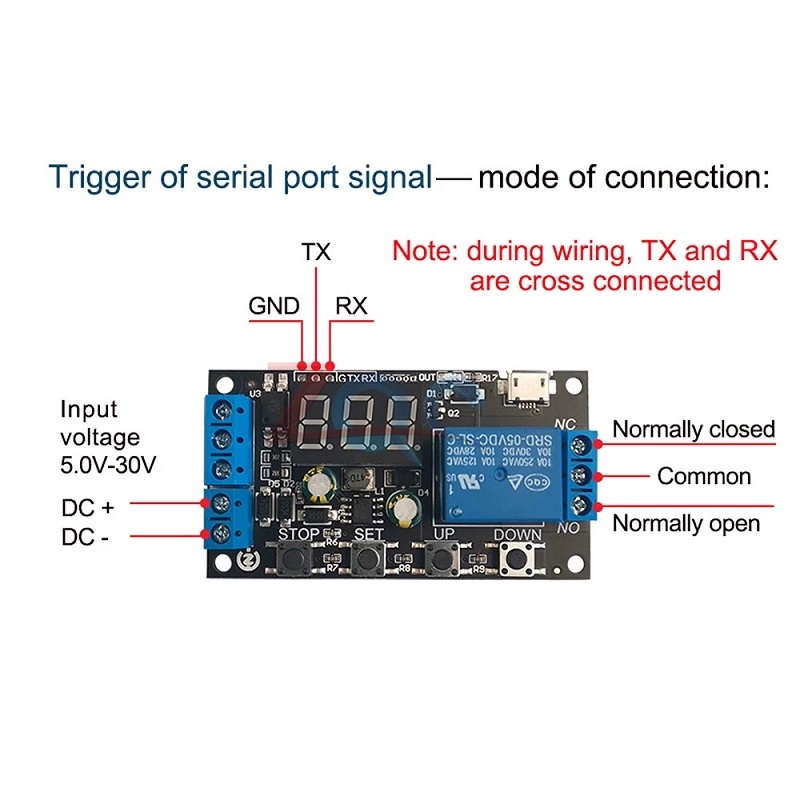 3Pcs-ZK-TD2-5V-12V-24V-Time-Delay-Relay-Module-Trigger-Cycle-Timing-Industrial-Anti-overshoot-Timer--1804444-4