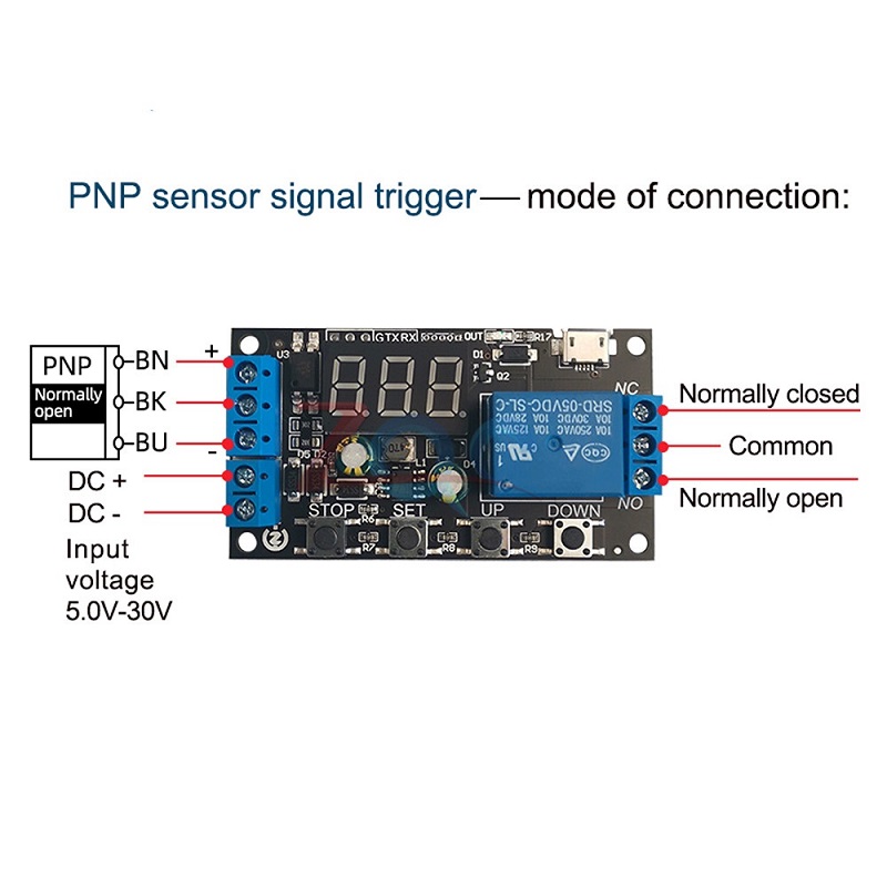 3Pcs-ZK-TD2-5V-12V-24V-Time-Delay-Relay-Module-Trigger-Cycle-Timing-Industrial-Anti-overshoot-Timer--1804444-5