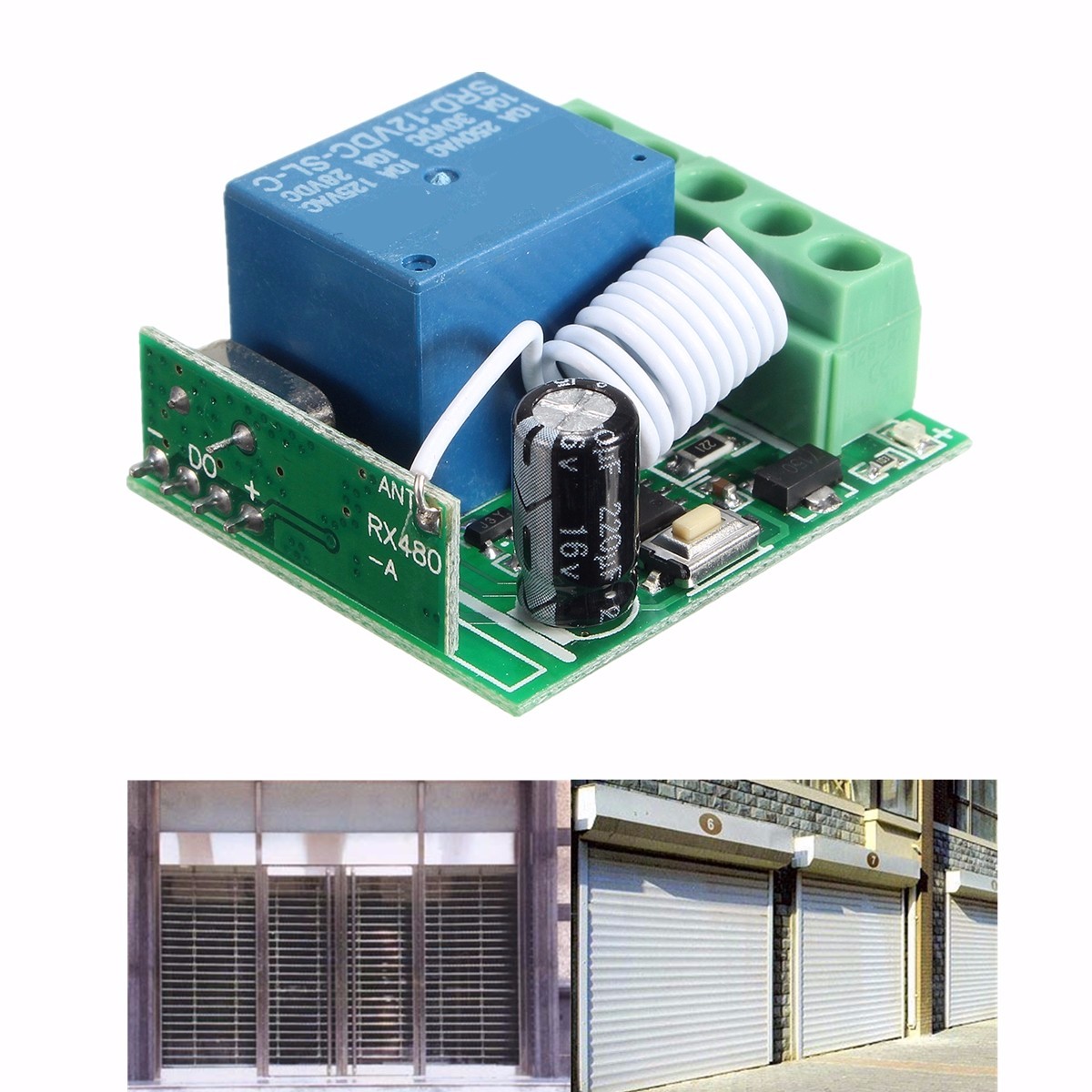 3pcs-DC12V-10A-1CH-433MHz-Wireless-Relay-RF-Remote-Control-Switch-Receiver-Board-1314825-3