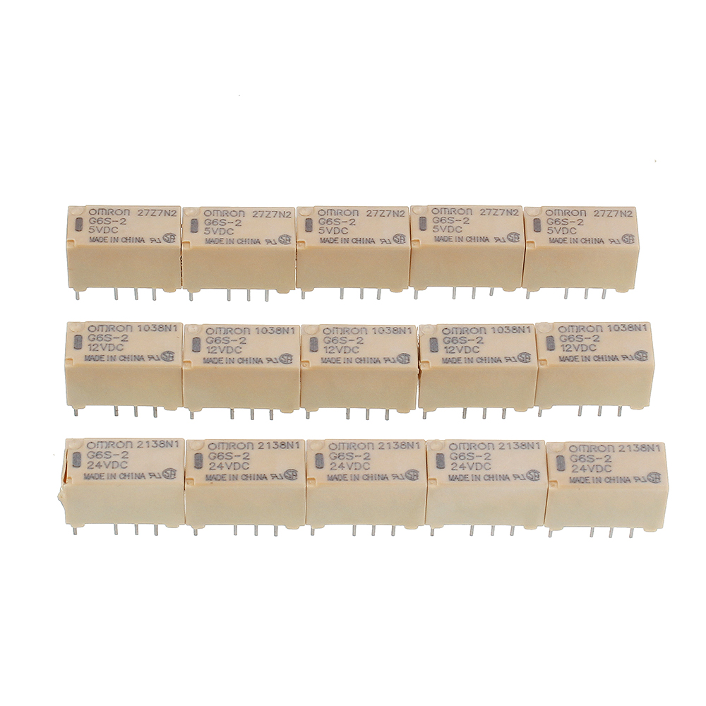 5Pcs-G6S-2-5VDC-12VDC-24VDC-Relay-Module-2A-250VACDC220V-8PIN-1543136-2