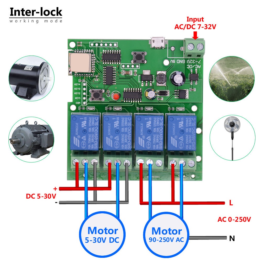 EACHEN-ST-DC4-WiFi-4-way-Relay-Module-Inching-MomentarySelf-LockingInterlock-Switch-Module-Works-wit-1849101-2
