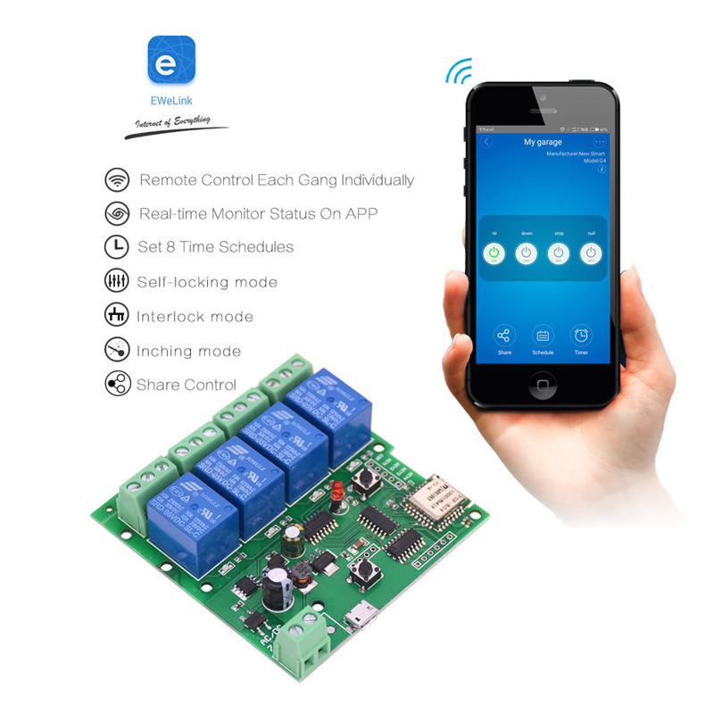 EACHEN-ST-DC4-WiFi-4-way-Relay-Module-Inching-MomentarySelf-LockingInterlock-Switch-Module-Works-wit-1849101-4