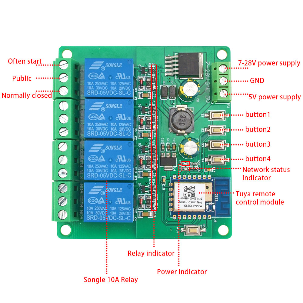 Tuya-DC-5V7-28V10A-4CH-WiFi-Remote-Relay-Module-Mobile-APP-Control-Smart-Switch-DC-Relay-Module-1903823-2