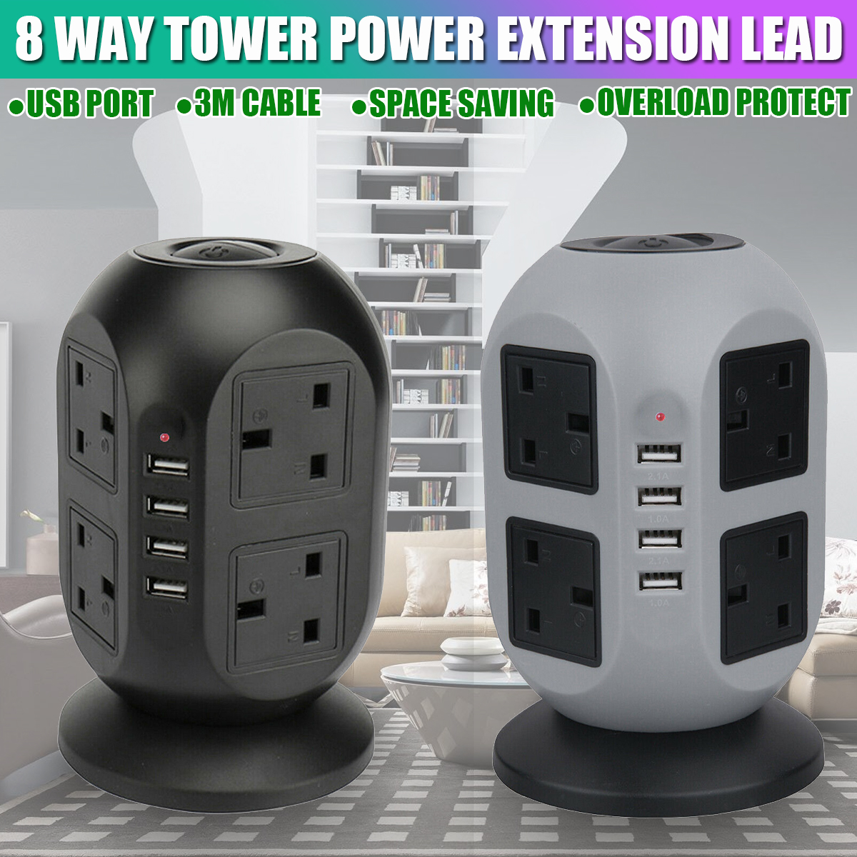 3M-Extension-Lead-Cable-Surge-Protected-Tower-Power-Socket-with-8Way-4-USB-1957280-1