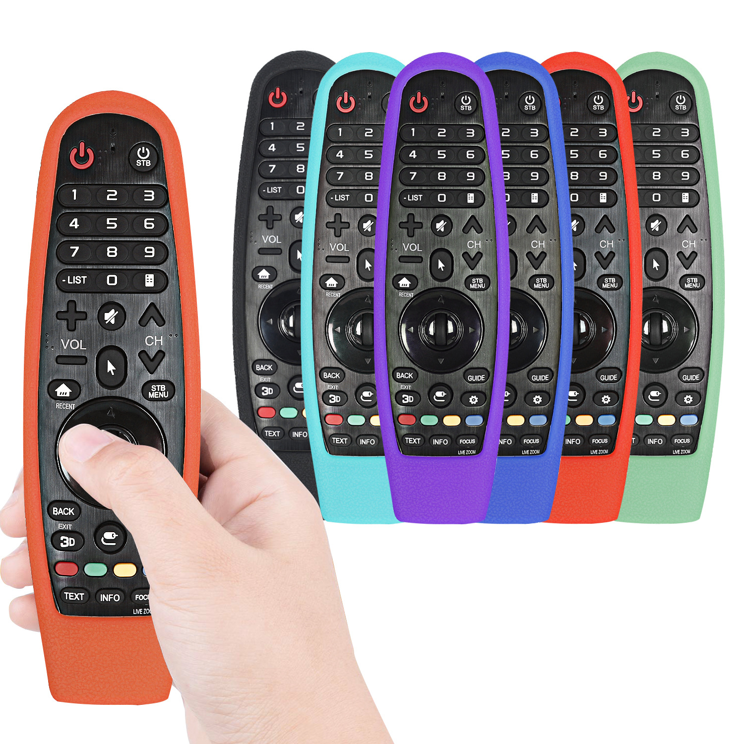 TV-Remote-Control-Protective-Silicone-for-LG-AN-MR600-AN-MR650-Shockproof-Washable-1593044-4