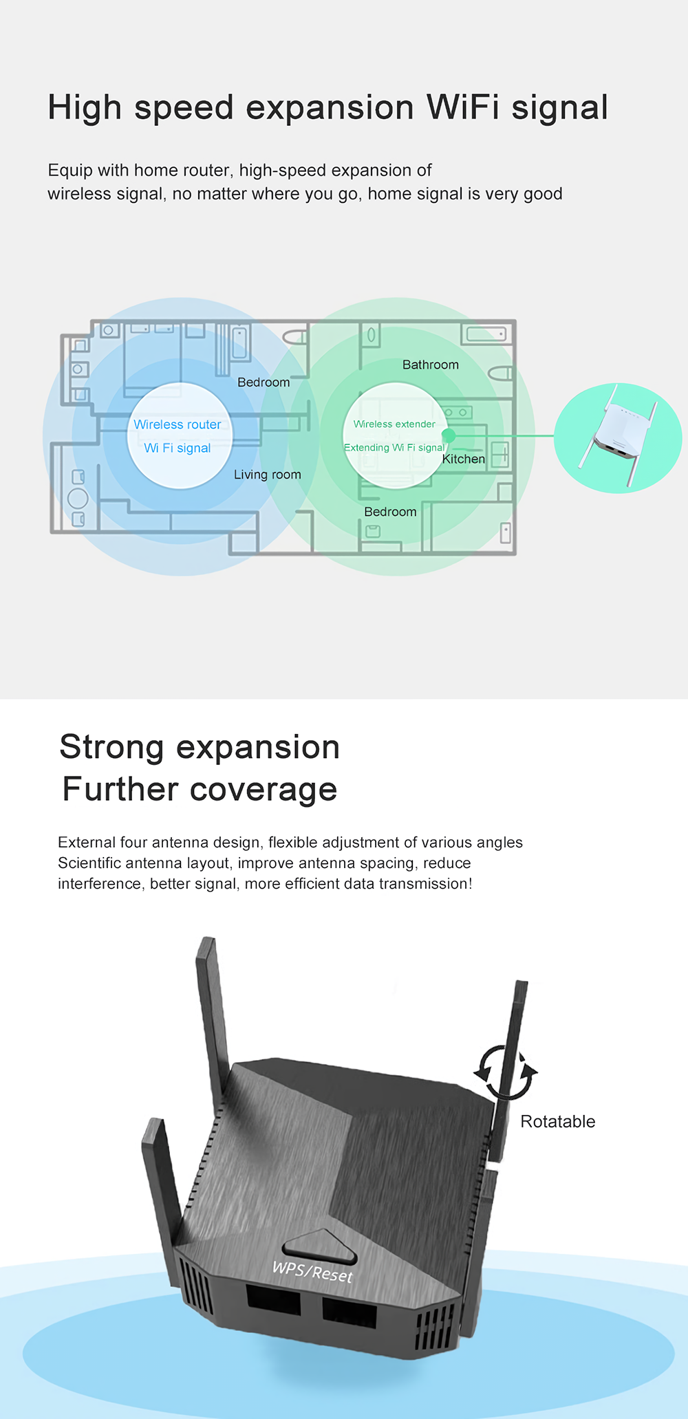 300Mbps-WiFi-Extender-24GHz-Wireless-WiFi-Repeater-4--Antenna-WiFi-Booster-Wireless-AP-Signal-Enhanc-1868896-2