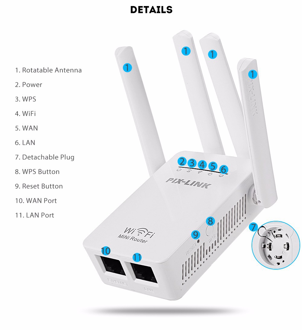PIXLINK-Network-Repeater-Wifi-Extender-Four-Antenna-Aignal-Amplifier-300M-Router-Extender-Wifi-Repea-1961667-8