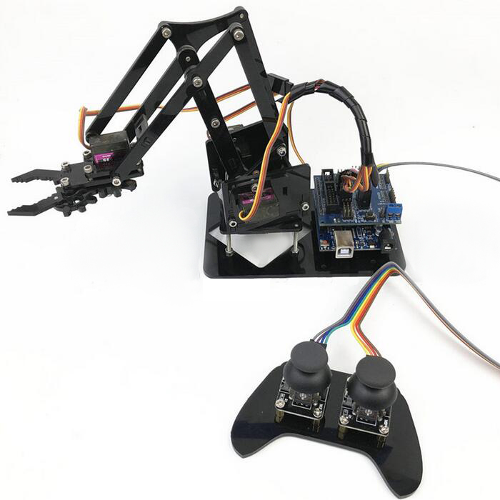4DOF-Robot-Arm-with-Remote-Control-PS2-Self-Assemble-with-MG90s-Servo-for--UN-R3-Programming-1257258-1